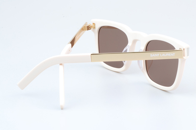 SL581 Sunglasses Cream Gold Brown