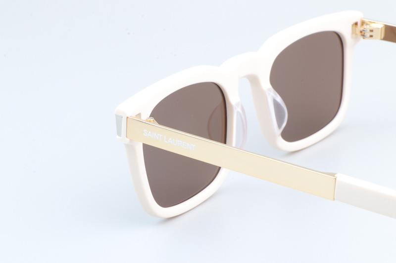 SL581 Sunglasses Cream Gold Brown