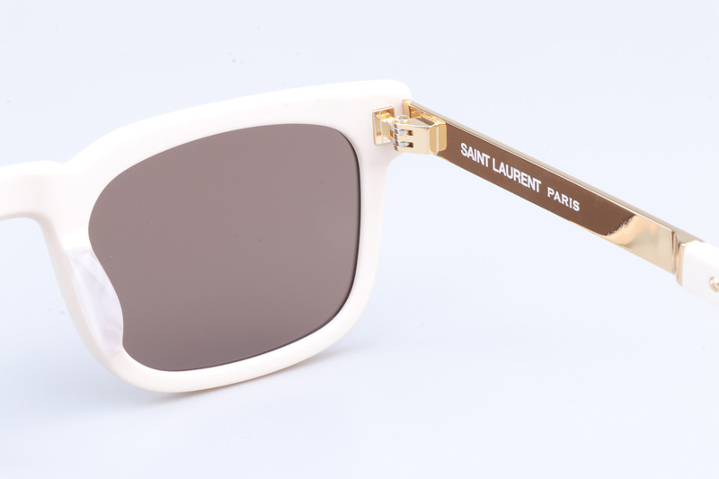 SL581 Sunglasses Cream Gold Brown