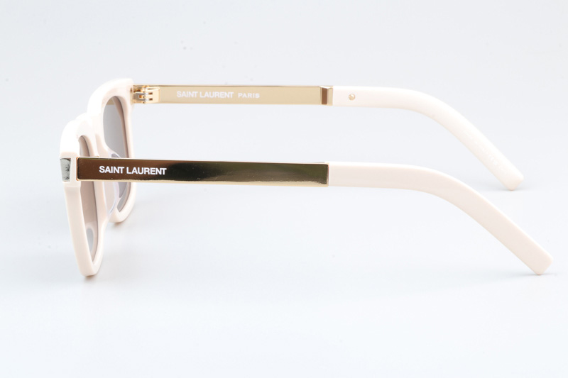 SL581 Sunglasses Cream Gold Brown