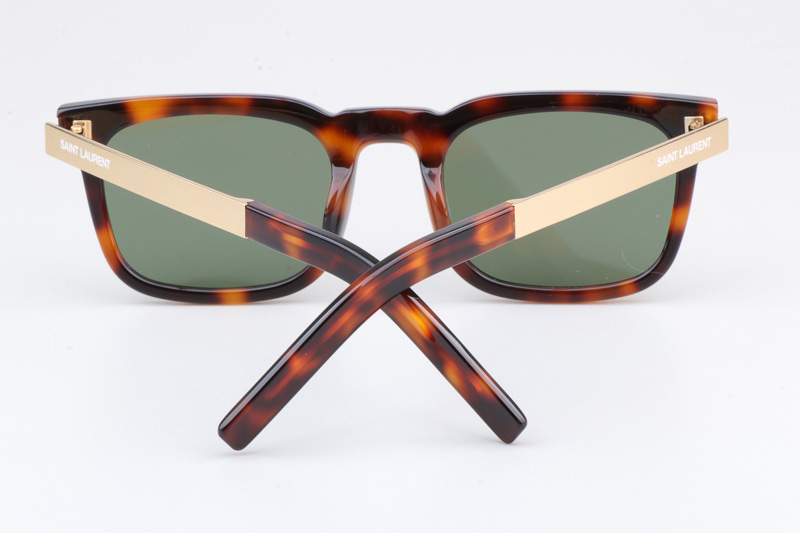 SL581 Sunglasses Tortoise Gold Green