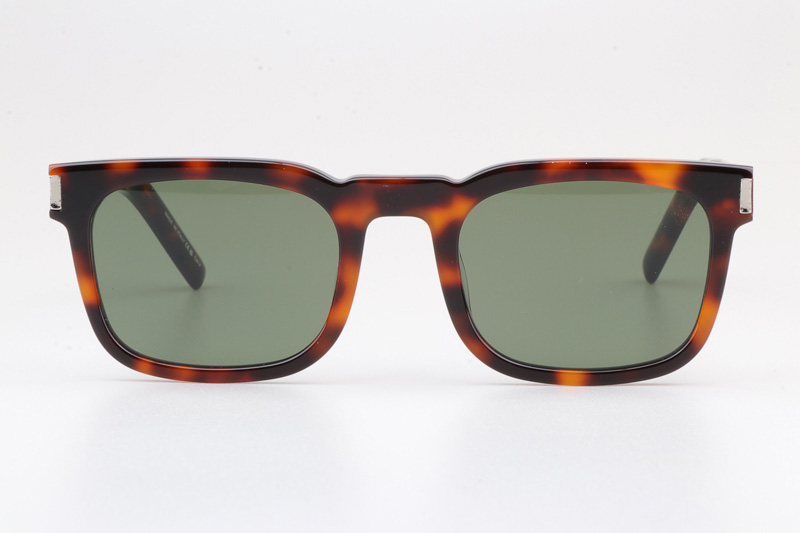 SL581 Sunglasses Tortoise Gold Green