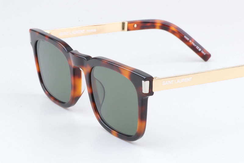 SL581 Sunglasses Tortoise Gold Green