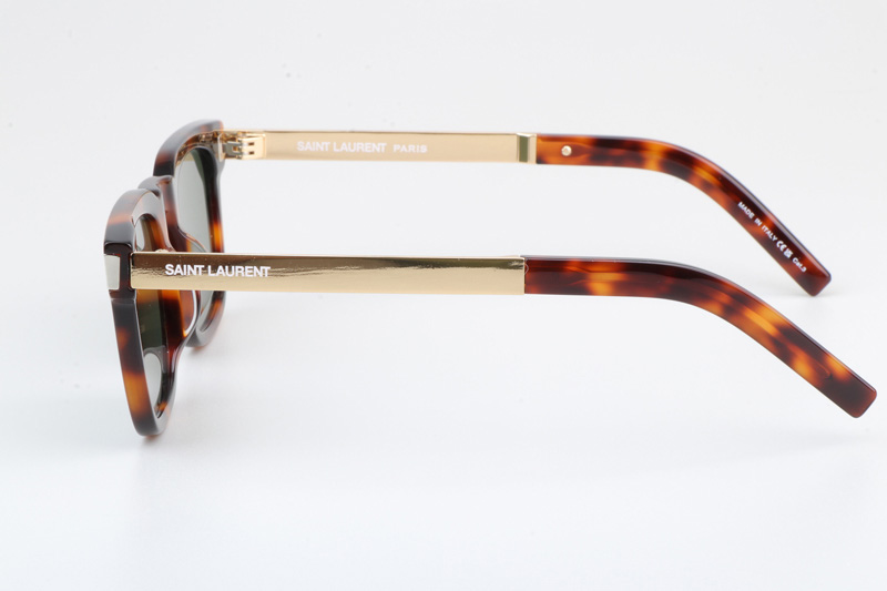 SL581 Sunglasses Tortoise Gold Green