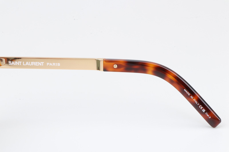 SL581 Sunglasses Tortoise Gold Green