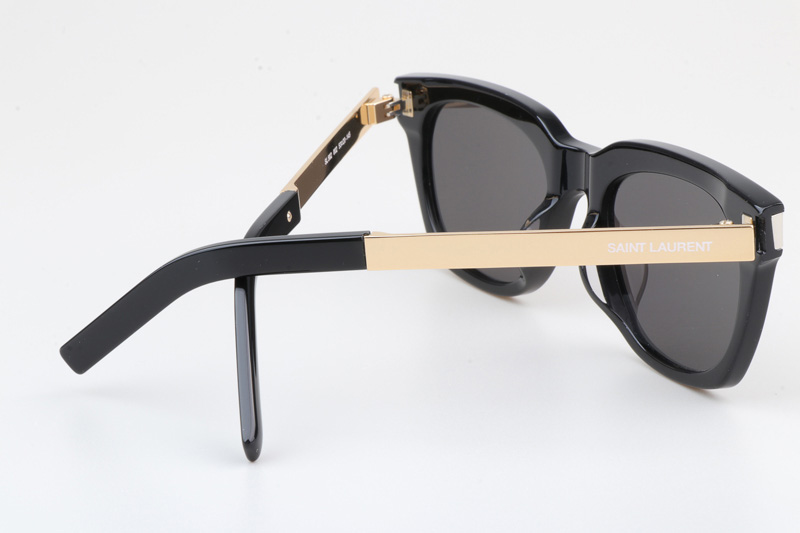 SL582 Sunglasses Black Gold Gray