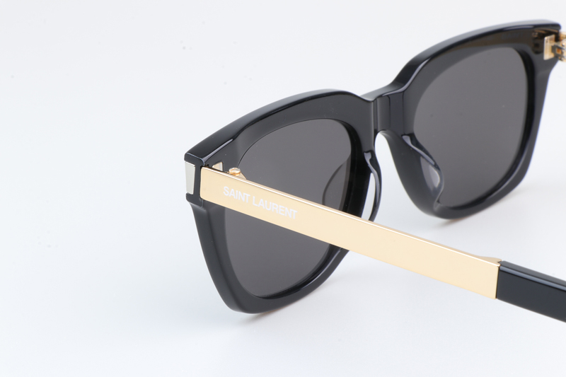 SL582 Sunglasses Black Gold Gray