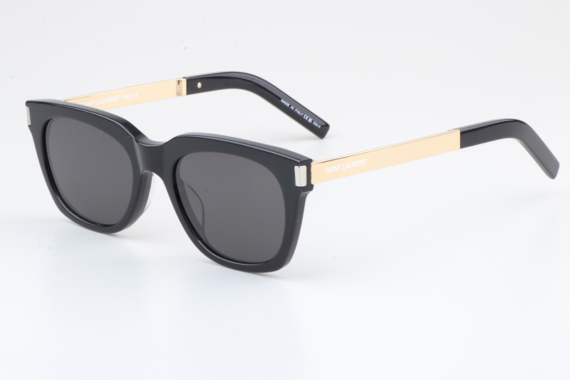 SL582 Sunglasses Black Gold Gray