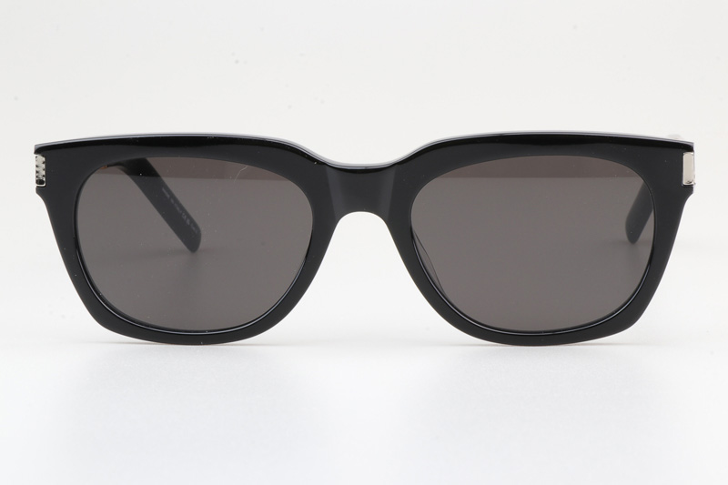 SL582 Sunglasses Black Gold Gray