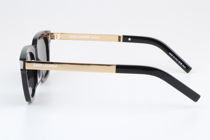 SL582 Sunglasses Black Gold Gray