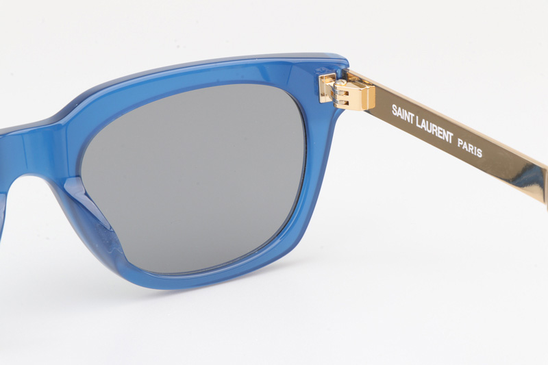 SL582 Sunglasses Blue Gold Silver