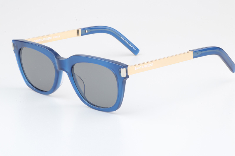 SL582 Sunglasses Blue Gold Silver