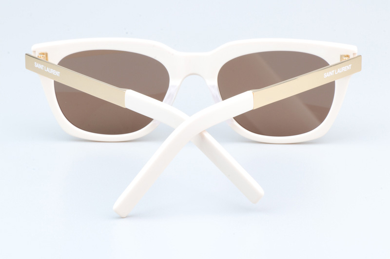 SL582 Sunglasses Cream Gold Brown