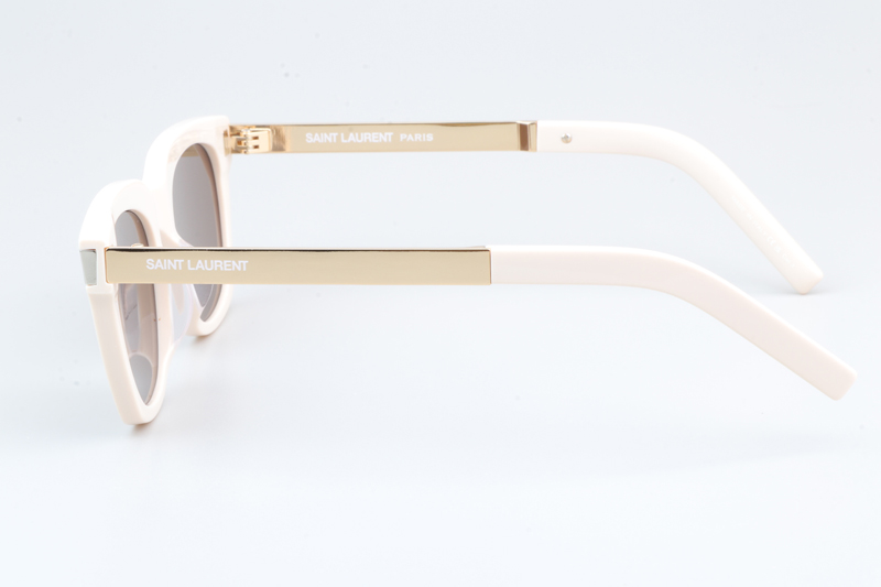 SL582 Sunglasses Cream Gold Brown