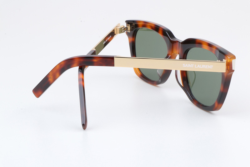 SL582 Sunglasses Tortoise Gold Green