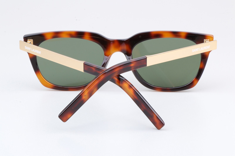 SL582 Sunglasses Tortoise Gold Green