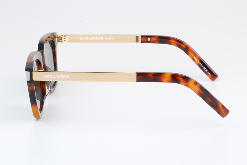 SL582 Sunglasses Tortoise Gold Green