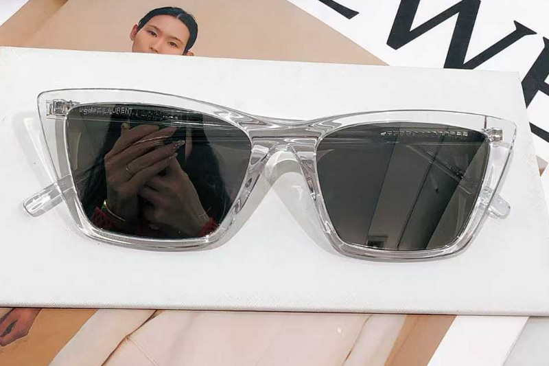 SL737 Sunglasses Transparent Silver Mirror