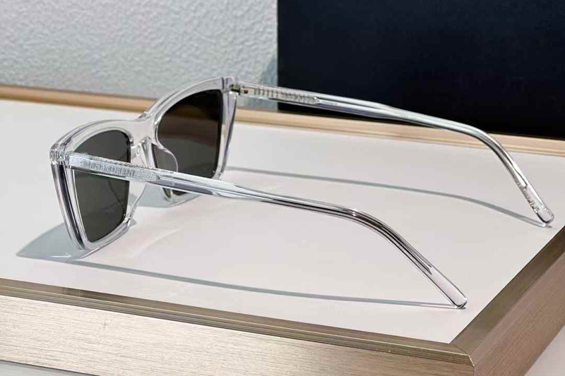 SL737 Sunglasses Transparent Silver Mirror