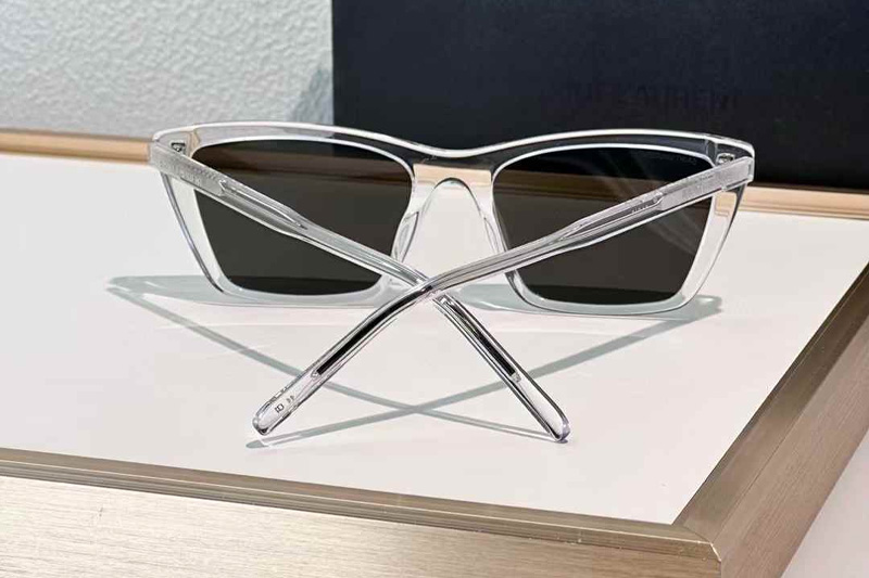 SL737 Sunglasses Transparent Silver Mirror