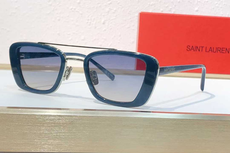SL825 Sunglasses Blue Gradient Blue
