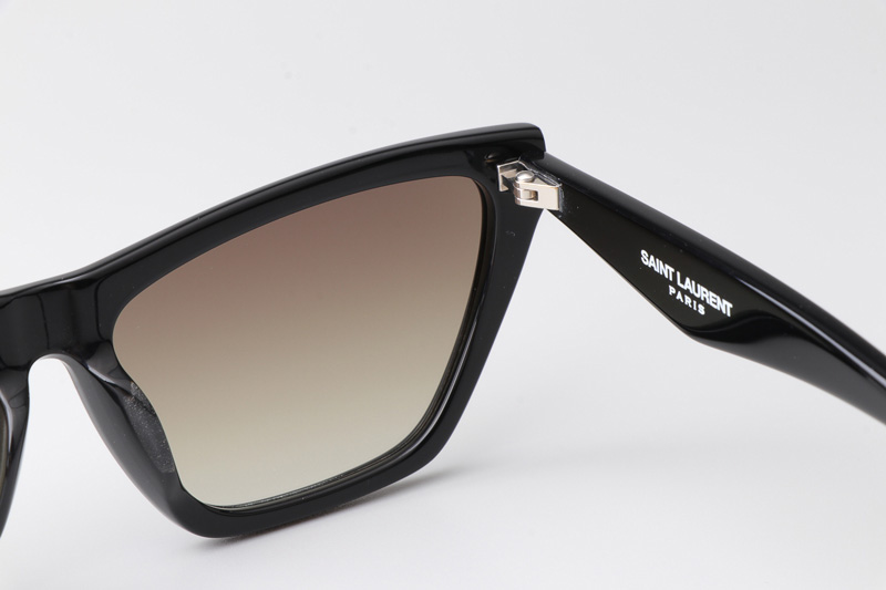 SLM103 Sunglasses Black Gradient Brown