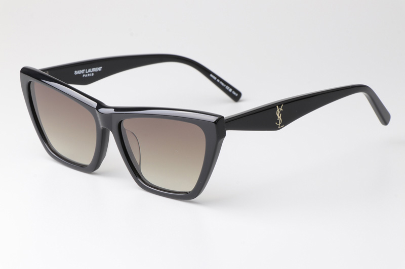 SLM103 Sunglasses Black Gradient Brown