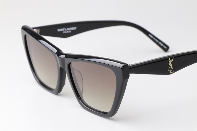 SLM103 Sunglasses Black Gradient Brown