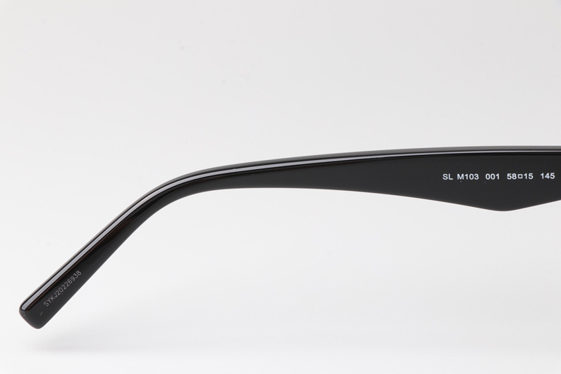 SLM103 Sunglasses Black Gradient Brown