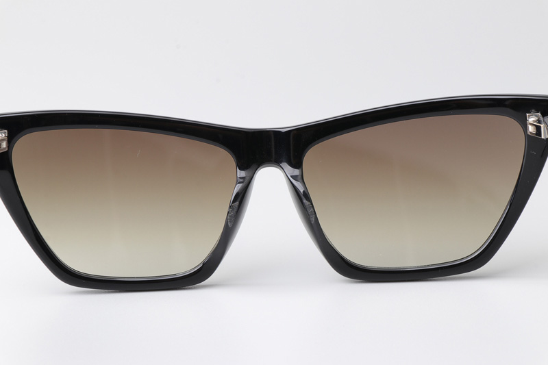 SLM103 Sunglasses Black Gradient Brown