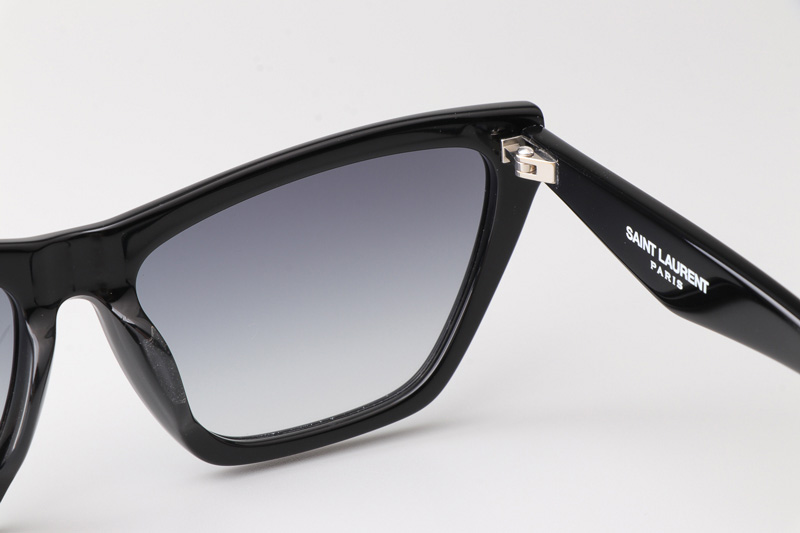 SLM103 Sunglasses Black Gradient Gray