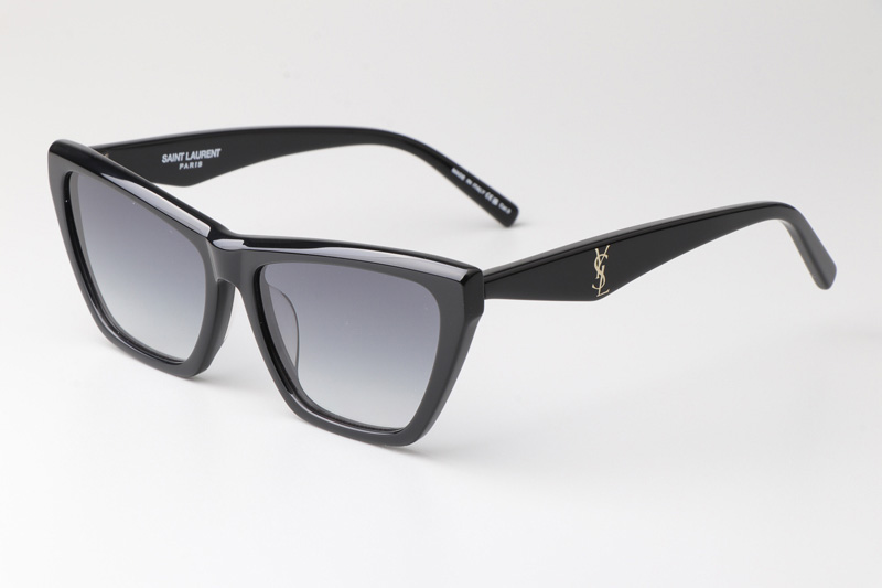 SLM103 Sunglasses Black Gradient Gray