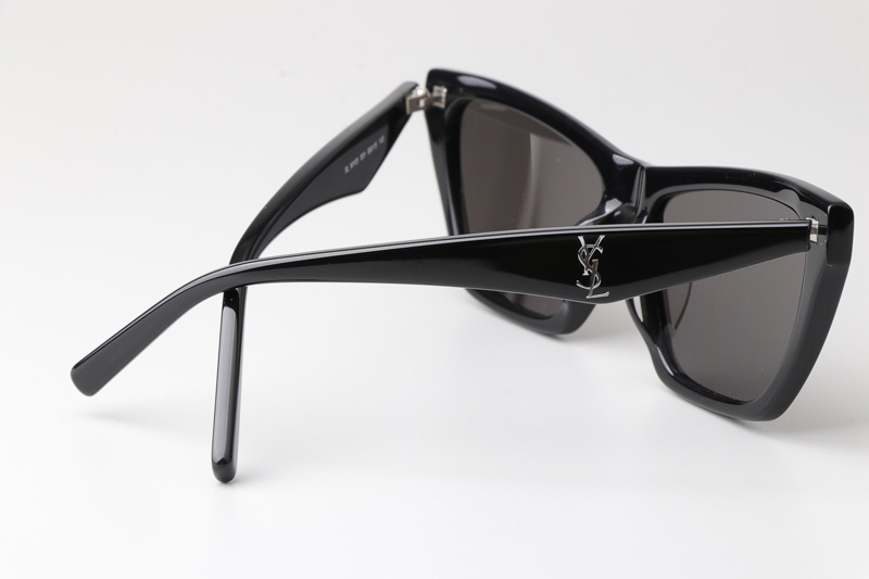 SLM103 Sunglasses Black Gray