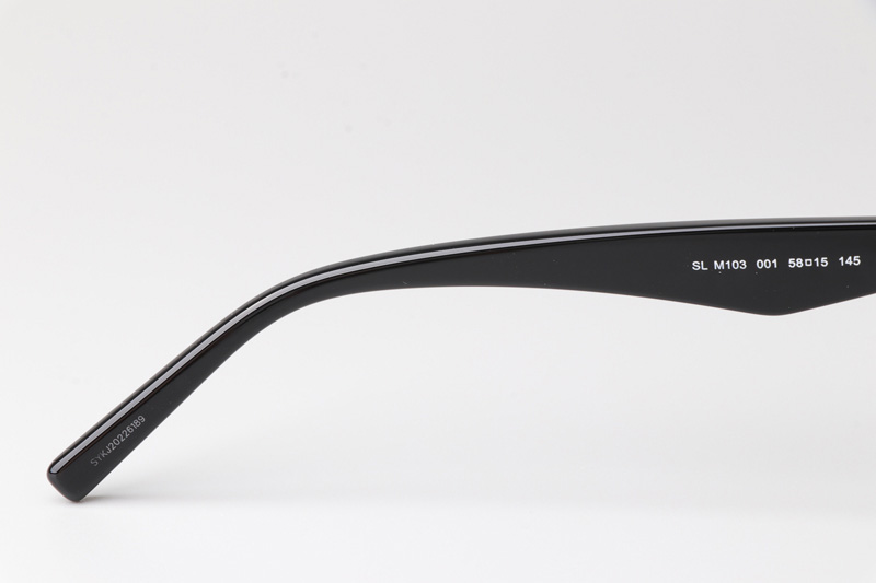 SLM103 Sunglasses Black Gray