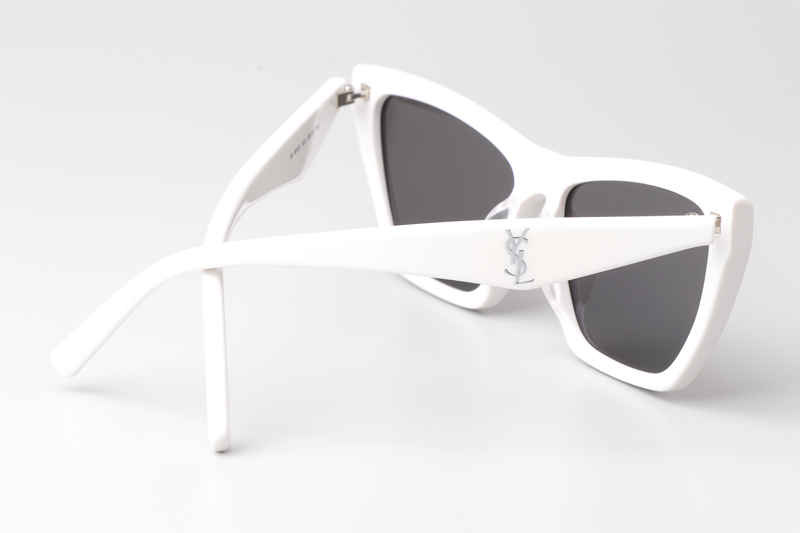 SLM103 Sunglasses White Gray