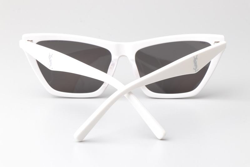 SLM103 Sunglasses White Gray