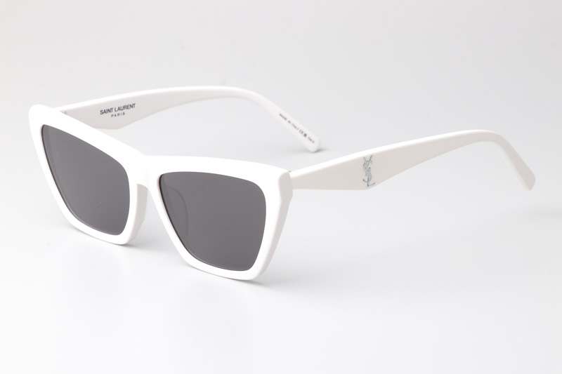 SLM103 Sunglasses White Gray