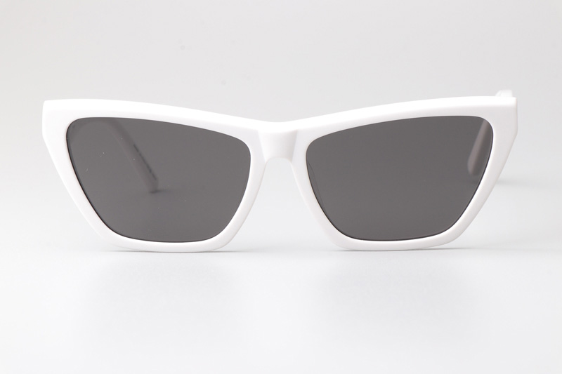 SLM103 Sunglasses White Gray