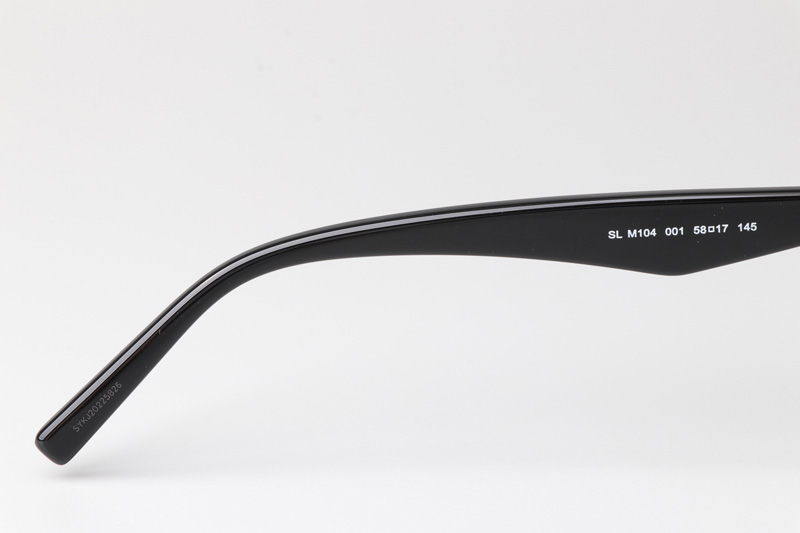 SLM104 Eyeglasses Black