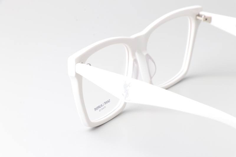 SLM104 Eyeglasses White