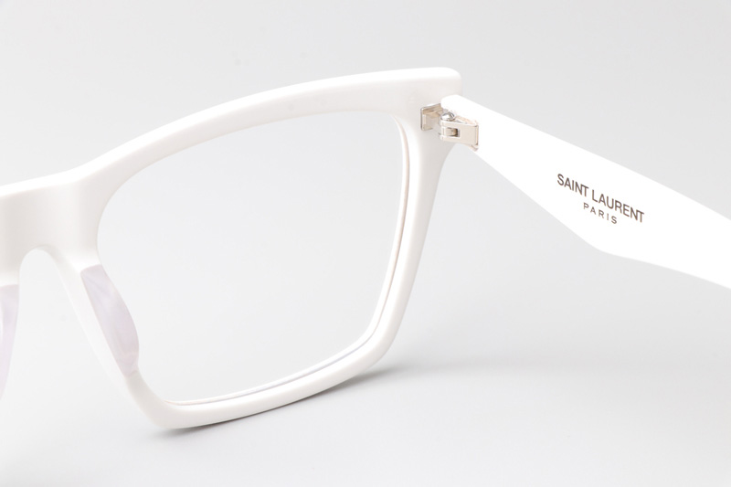 SLM104 Eyeglasses White