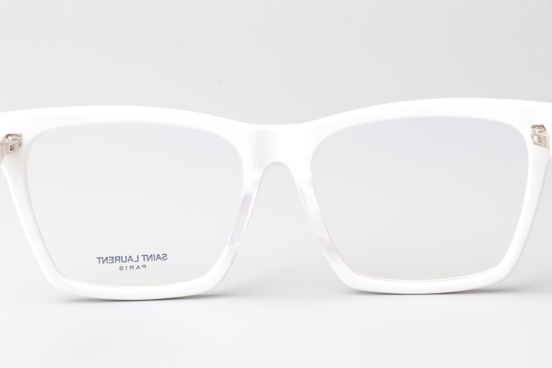 SLM104 Eyeglasses White