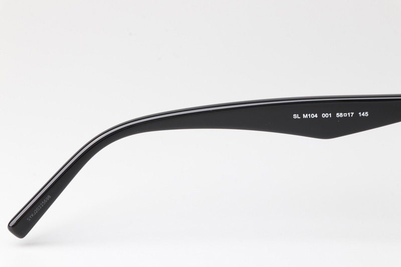 SLM104 Sunglasses Black Gradient Brown