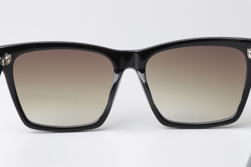 SLM104 Sunglasses Black Gradient Brown