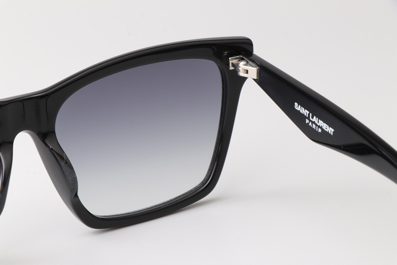 SLM104 Sunglasses Black Gradient Gray