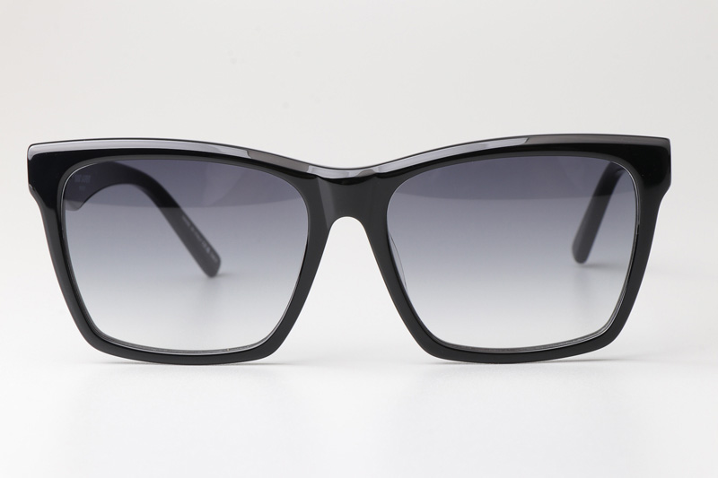 SLM104 Sunglasses Black Gradient Gray