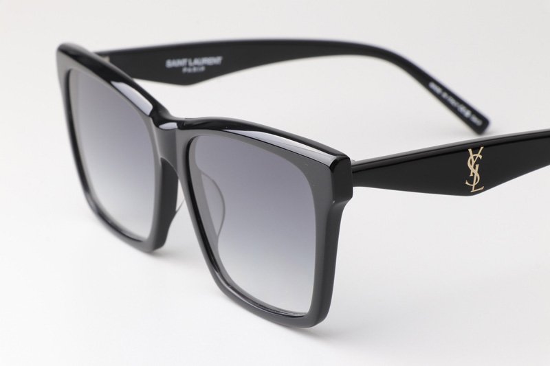 SLM104 Sunglasses Black Gradient Gray