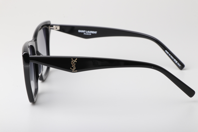 SLM104 Sunglasses Black Gradient Gray