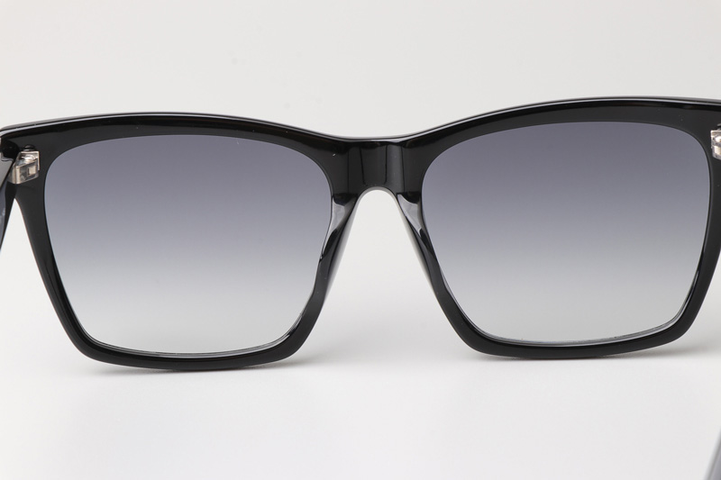 SLM104 Sunglasses Black Gradient Gray