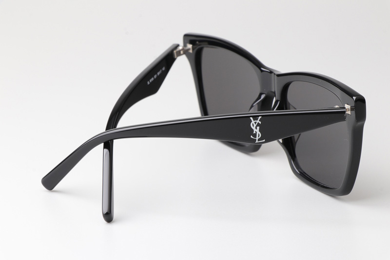 SLM104 Sunglasses Black Gray